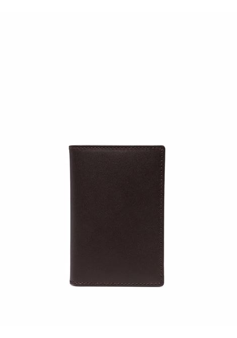 portafoglio classic line zo zip unisex marrone COMME DES GARÇONS WALLET | SA6400801